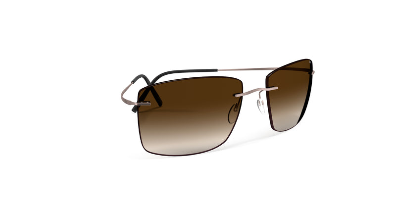 Silhouette Avior Rimless 8741 Brown