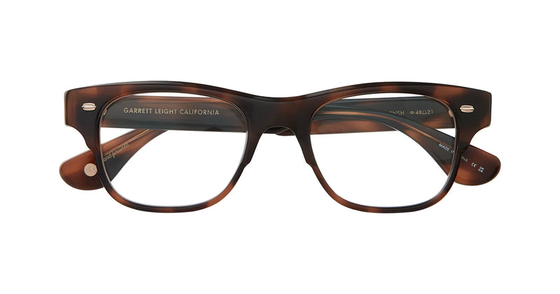 Garrett Leight Rodriquez Spotted Brown Shell