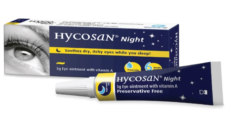 Hycosan Night Dry Eye Ointment Gel
